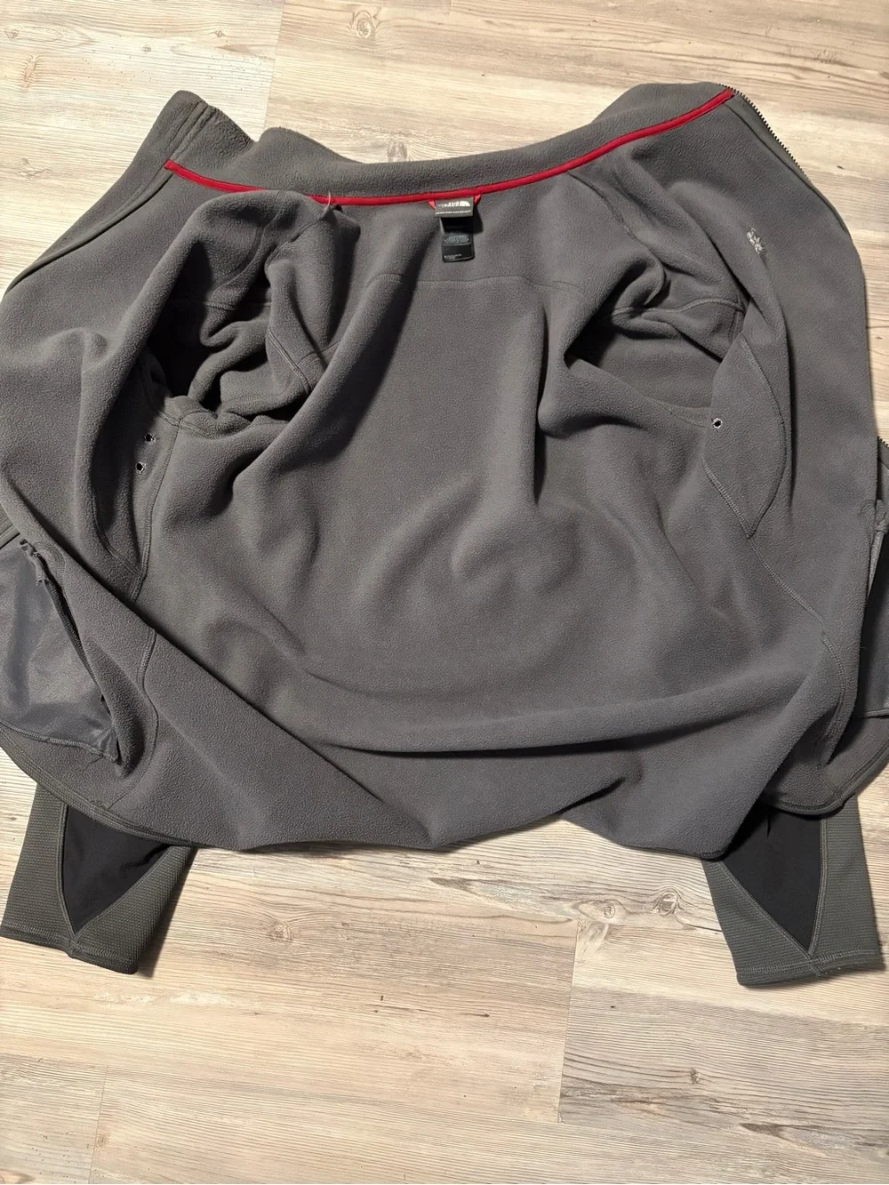 The North Face Full Zip Hiking Performance Fleece Mens XL Jacket TKA Stealth